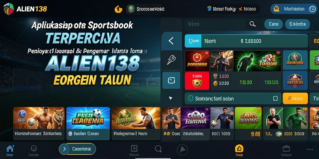 Tampilan menarik dari gameplay ALIEN138 dalam sportsbook