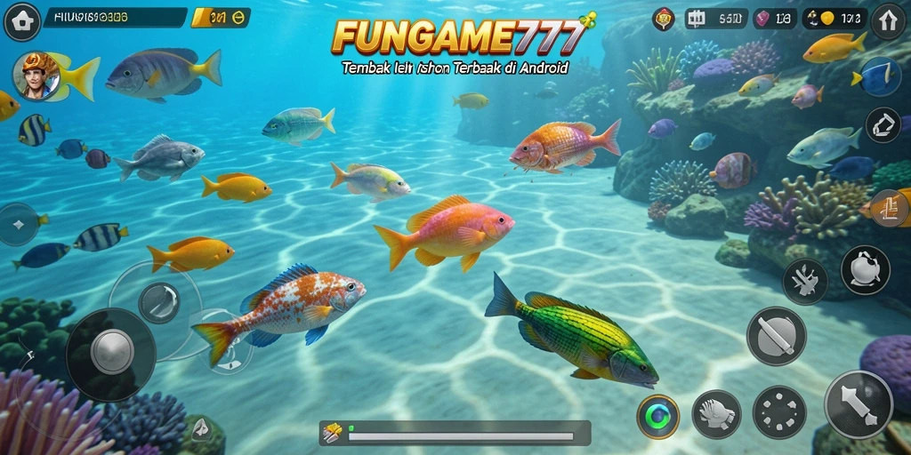 Gameplay seru Tembak Ikan di FUNGAME777.