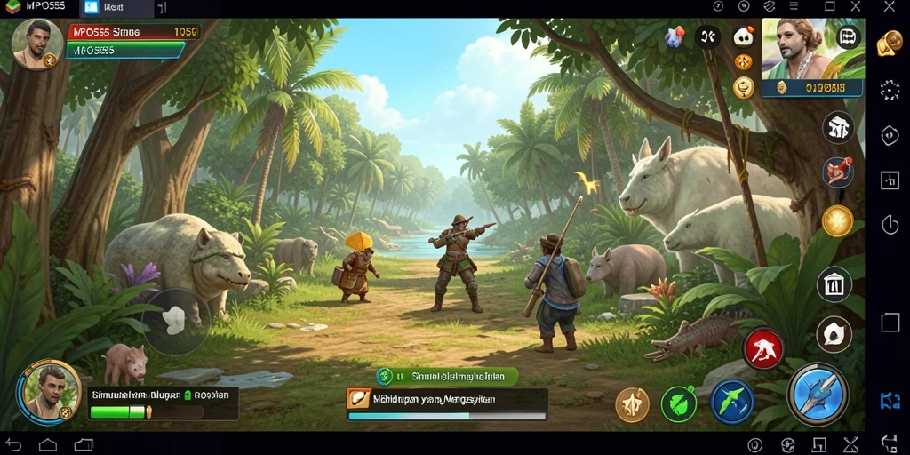 Tampilan gameplay MPO555 dengan aksi simulasi kehidupan yang menarik.