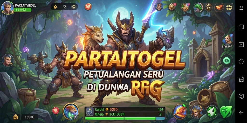 Tampilan gameplay RPG yang menarik dan mendebarkan di PARTAITOGEL.