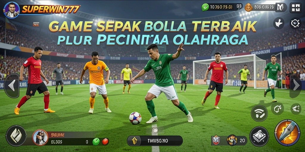 Gameplay SERU dalam game Sepak Bola SUPERWIN777.