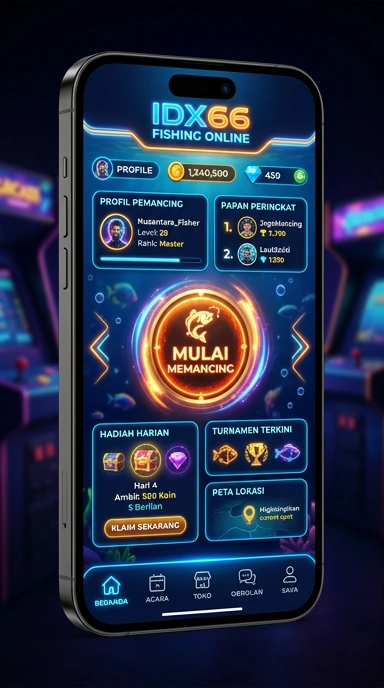 Screenshot tampilan aplikasi idx66 di perangkat Android.